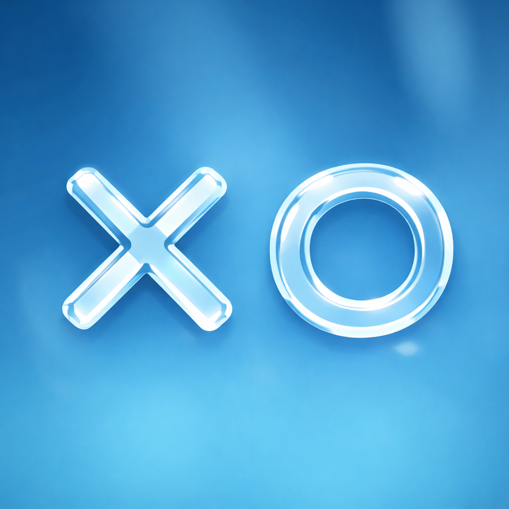 TicTacToe Aqua XO app icon